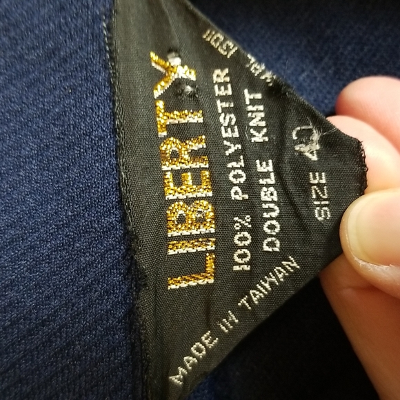 Vintage Liberty 70s Pearl Snap Front Double Knit Shirt Western - Picture 6 of 9